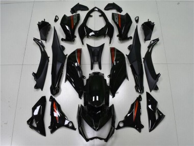 ABS 2013-2016 Black Kawasaki Z800 Motorcycle Fairings Kits UK