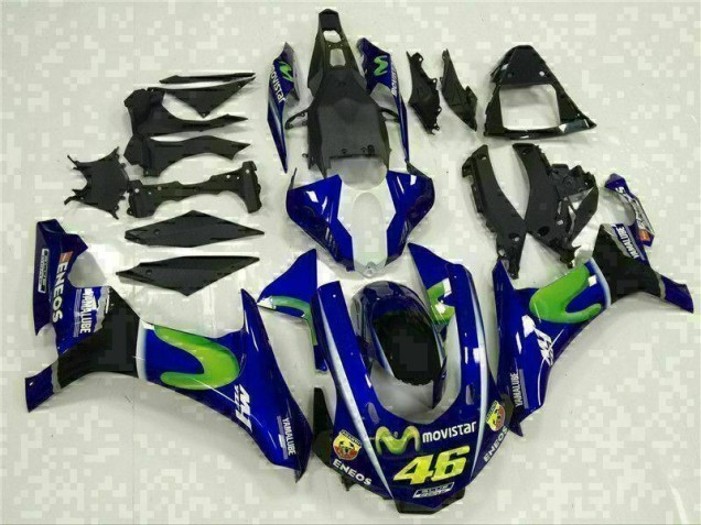 ABS 2015-2019 Blue Yamaha YZF R1 Motorcycle Fairing Kit UK