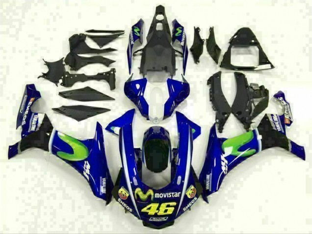 ABS 2015-2019 Blue Yamaha YZF R1 Motorcycle Fairing Kit UK