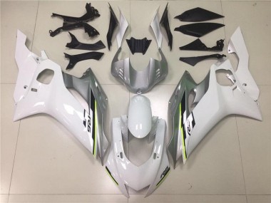 ABS 2017-2021 White Silver Yamaha YZF R6 Motorcycle Fairing Kits UK