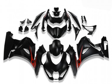 ABS 2017-2021 Black Red Suzuki GSXR 1000 Motor Bike Fairings UK