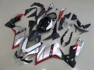 ABS 2011-2018 Black Silver Red Aprilia RS4 50 125 Bike Fairings UK