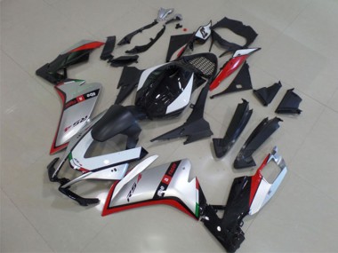 ABS 2011-2018 Black Silver Red Aprilia RS4 50 125 Replacement Motorcycle Fairings UK