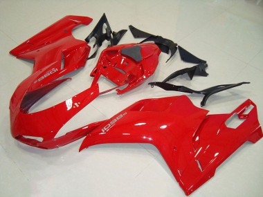 ABS 2007-2014 Red Ducati 1098 Motorcycle Fairing Kits UK