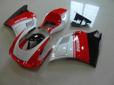 ABS 1993-2005 Red White Ducati 748 916 996 996S Motor Bike Fairings UK