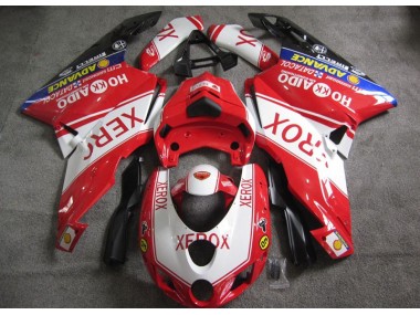 ABS 2005-2006 Red White Xerox Ducati 749 Motorcycle Fairings Kits UK