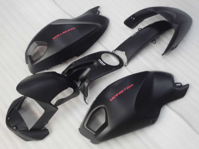 ABS 2008-2012 Black Red Monster Ducati Monster 696 Replacement Motorcycle Fairings UK