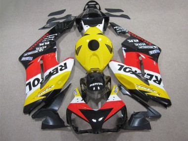 ABS 2004-2005 Yellow Red Repsol Honda CBR1000RR Motor Fairings UK