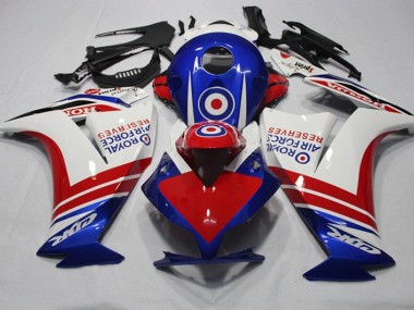 ABS 2012-2016 Blue Red Royal Air Force Reserves Honda CBR1000RR Motorcylce Fairings UK