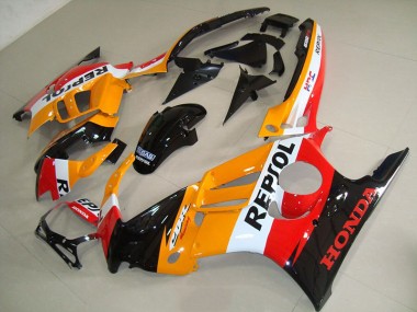 ABS 1995-1998 Orange Black Repsol Honda CBR600 F3 Motorbike Fairings UK