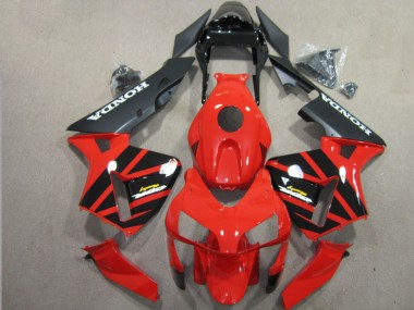 ABS 2003-2004 Red Black Honda CBR600RR Motorcycle Fairing UK