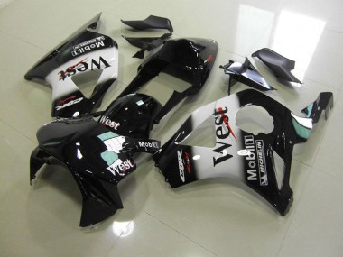 ABS 2002-2003 Black West Honda CBR900RR 954 Motorcycle Fairings Kits UK