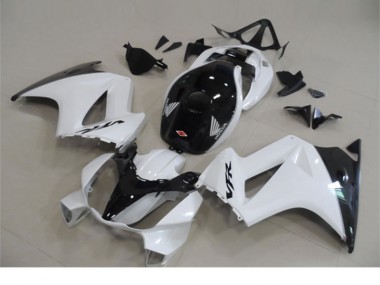 ABS 2002-2013 White Black Honda VFR800 Bike Fairing Kit UK