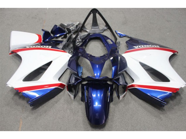 ABS 2002-2013 Blue White Honda VFR800 Motorcycle Fairings UK