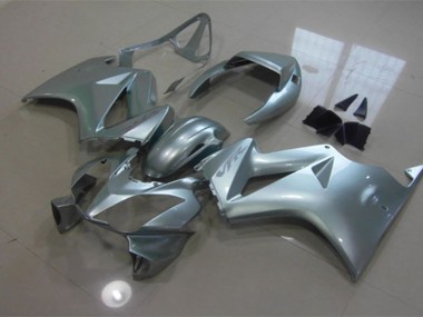 ABS 2002-2013 Silver Honda VFR800 Motorcycle Fairing Kit UK