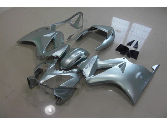 ABS 2002-2013 Silver Honda VFR800 Motorcycle Fairing Kit UK