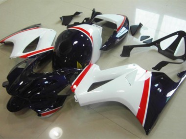 ABS 2002-2013 White Blue Honda VFR800 Replacement Motorcycle Fairings UK