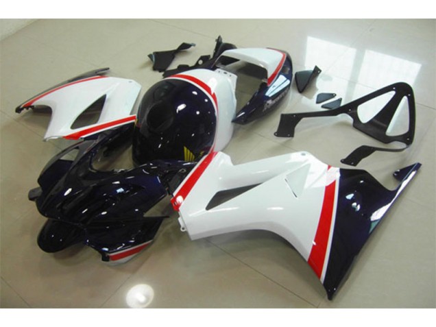 ABS 2002-2013 White Blue Honda VFR800 Replacement Motorcycle Fairings UK