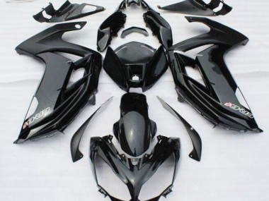 ABS 2012-2014 Black Kawasaki ER6F Bike Fairing Kit UK