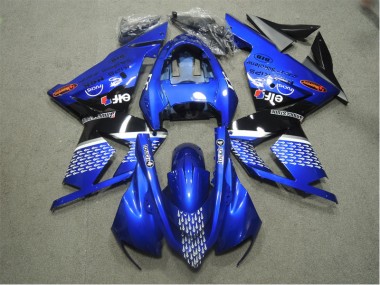 ABS 2003-2005 Blue Touch4 Kawasaki ZX10R Motorbike Fairings UK