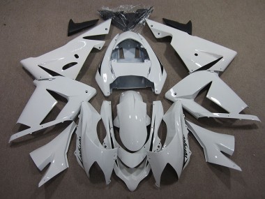 ABS 2003-2005 White Ninja Kawasaki ZX10R Motor Bike Fairings UK