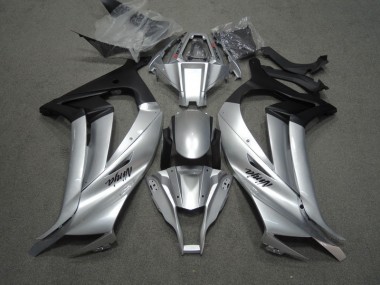 ABS 2011-2015 Silver Black Ninja Kawasaki ZX10R Motorcycle Replacement Fairings UK