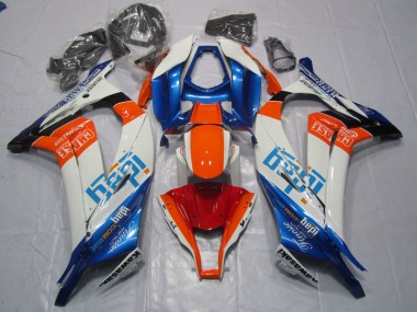 ABS 2011-2015 Blue Orange Kawasaki ZX10R Motor Fairings UK