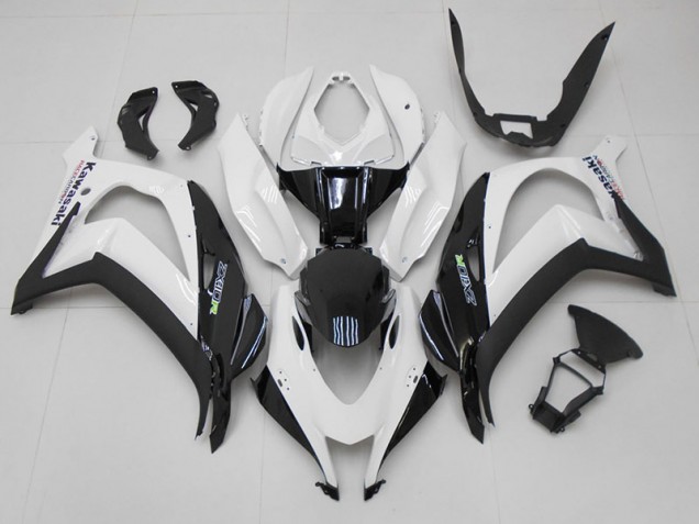 ABS 2016-2019 White Black Kawasaki ZX10R Motorcycle Fairing UK