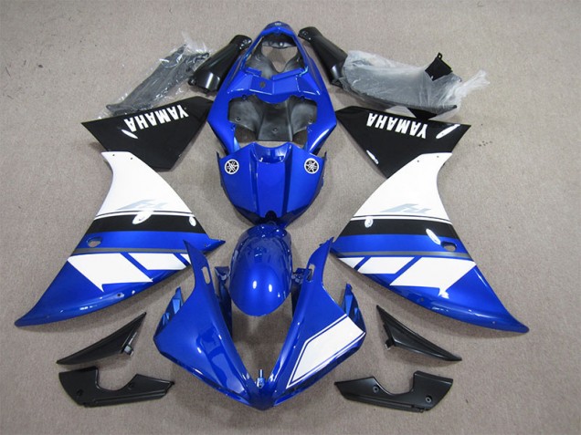 ABS 2006-2011 Blue White Kawasaki ZX14R ZZR1400 Motorbike Fairing UK