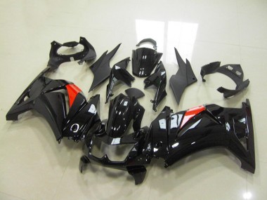 ABS 2008-2012 Black Kawasaki ZX250R Motorcylce Fairings UK