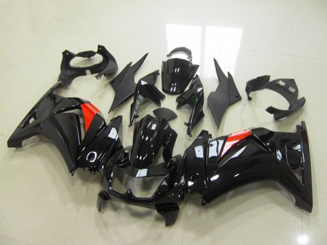 ABS 2008-2012 Black Kawasaki ZX250R Motorcylce Fairings UK