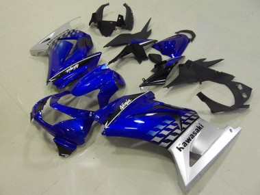 ABS 2008-2012 Blue Kawasaki ZX250R Motorcycle Fairings UK