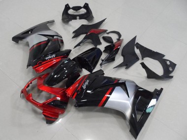 ABS 2008-2012 Black Orange Kawasaki ZX250R Motorbike Fairings UK