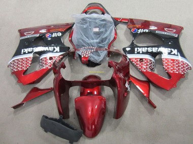 ABS 2000-2002 Red Kawasaki ZX6R Bike Fairing UK