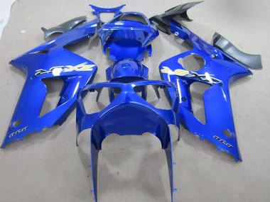 ABS 2003-2004 Blue 636 Kawasaki ZX6R Motorcycle Fairing Kits UK