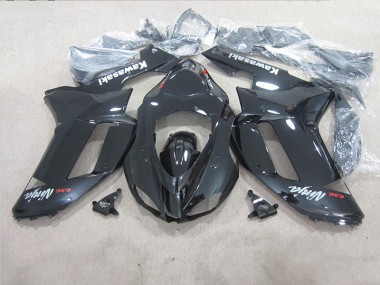 ABS 2007-2008 Black Ninja 636 Kawasaki ZX6R Moto Fairings UK