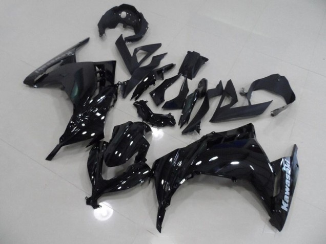 ABS 2013-2016 Black Kawasaki ZX300R Motor Bike Fairings UK