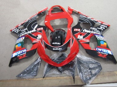 ABS 2000-2002 Red Black Denso Suzuki GSXR1000 Motorcyle Fairings UK