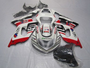 ABS 2000-2002 White Red Rizoma Playboy Suzuki GSXR1000 Motorcylce Fairings UK