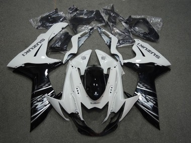 ABS 2011-2021 White Black Suzuki GSXR600 Motorcycle Replacement Fairings UK