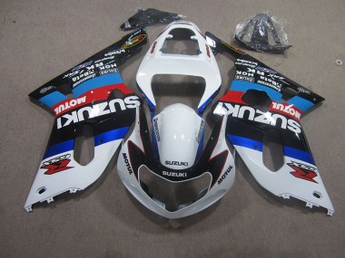 ABS 2001-2003 White Blue Red Motul Suzuki GSXR750 Motorbike Fairing UK