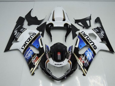 ABS 2001-2003 Black White Blue Viru Suzuki GSXR750 Bike Fairings UK