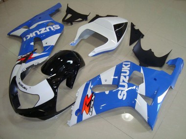 ABS 2001-2003 Blue White Suzuki GSXR750 Bike Fairings UK