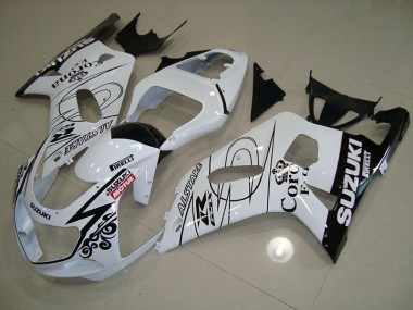 ABS 2001-2003 White Alstare Motul Suzuki GSXR750 Motor Bike Fairings UK