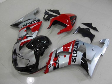 ABS 2001-2003 Black Red Suzuki GSXR750 Moto Fairings UK