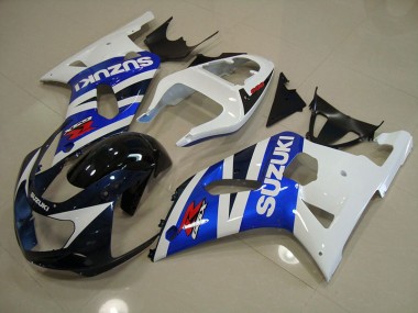 ABS 2001-2003 Blue White Suzuki GSXR750 Replacement Fairings UK