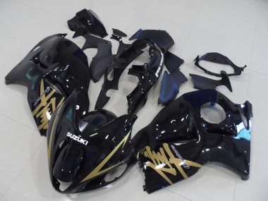 ABS 1996-2007 Black Gold Decal Suzuki GSXR1300 Hayabusa Bike Fairings UK