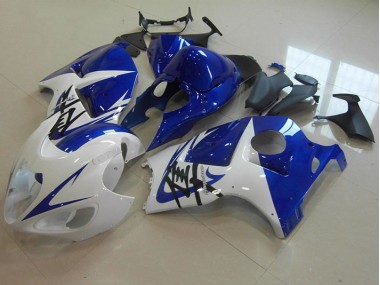 ABS 1996-2007 Blue White Suzuki GSXR1300 Hayabusa Moto Fairings UK