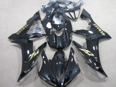 ABS 2004-2006 Black White Gold Decal Yamaha YZF R1 Motorcycle Fairing Kit UK