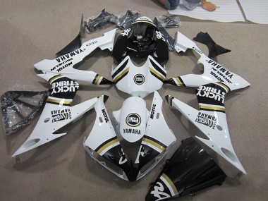 ABS 2004-2006 Black White Lucky Strike Yamaha YZF R1 Motorcyle Fairings UK